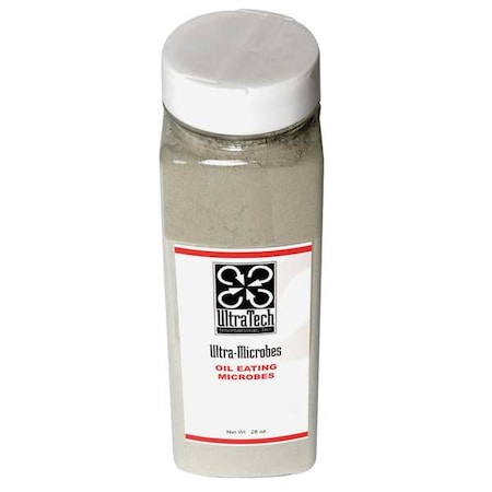 Oil-Eating Microbes, Shaker Bottle, Bentonite Clay, Microbes, Gray MPN:5239