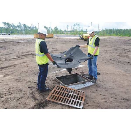 Catch Basin Insert, Black, 48 in L x 36 in W x 18 in H, 10 PK MPN:9218