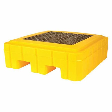 Spill Pallet, 62 gal Spill Capacity, 1 Drums, 800 lb Load Capacity, Polyethylene MPN:9606