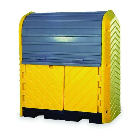 Rolltop Drum Spl Cntmnt, 67-1/4 in. L MPN:9613