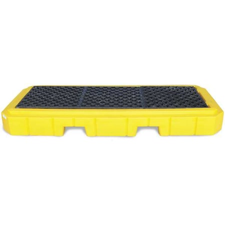 Spill Pallet, 66 gal Spill Capacity, 3 Drums, 4, 500 lb Load Capacity, Polyethylene MPN:9626