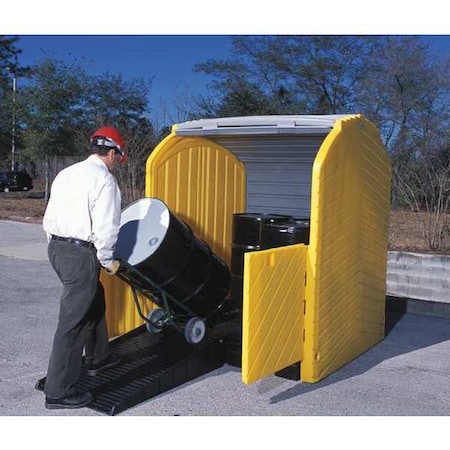 Rolltop Drum Spl Cntnmnt, 79 in. H MPN:9636