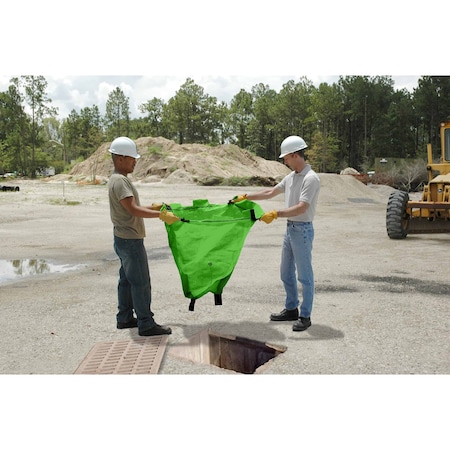 Ultra-Drain Guard, Reusable, Curb Style, 18'' x 30'', Regular Flow, 8 Overflow Ports MPN:9847