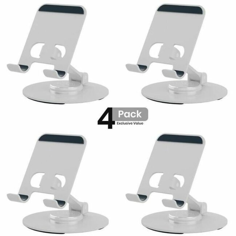 Uncaged Ergonomics Swivel Phone Stand, 4XSPSSILVER MPN:4XSPS-SILVER
