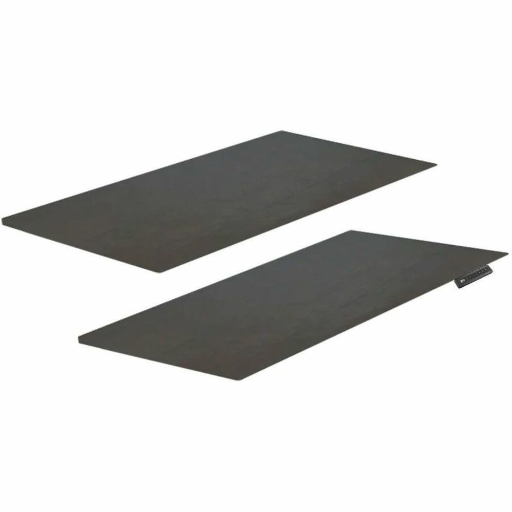 Rise Up Desktop 48in Table Top Length x 30in Table Top Width - Black - Bamboo - 48in Table Top Length x 30in Table Top Width - Black - Bamboo MPN:2XBAMBLACK48