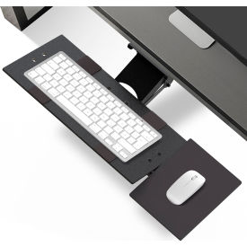 Uncaged Ergonomics KT1-B Adjustable Under Desk Keyboard Tray Black KT1-B