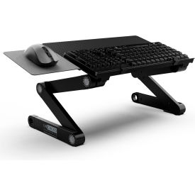 Uncaged Ergonomics WEKTB WorkEZ Keyboard Tray & Mouse Pad Black WEKTB