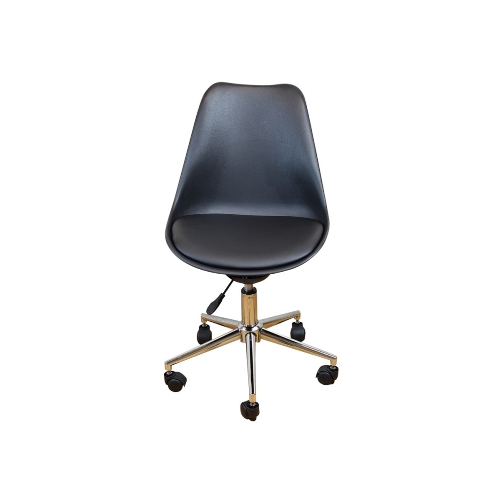 Uncaged Ergonomics Active Task Chair - Ergonomic Rolling Balance Office Desk Seat Adjustable Height 21.5-23in- 16x18.5in Molded Seat Back MPN:ATC-B