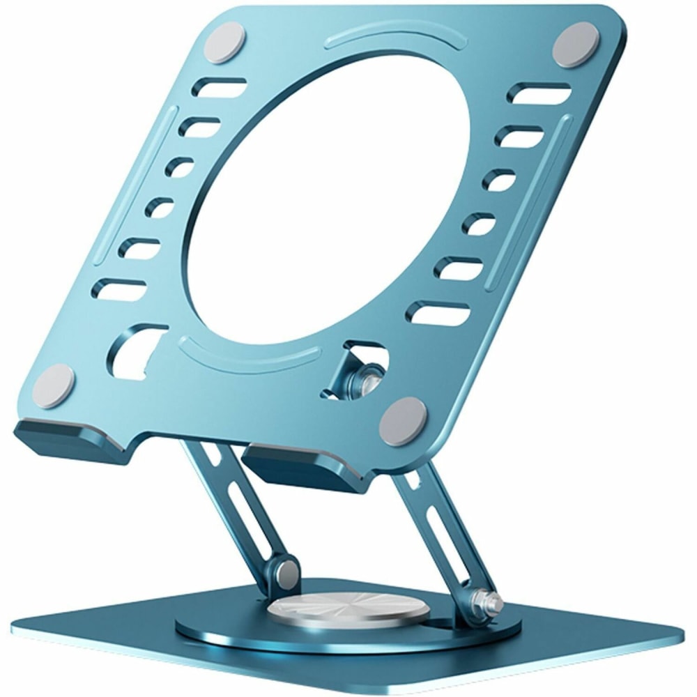 Uncaged Ergonomics Swivel Laptop Stand for Desk - Adjustable Laptop Riser Cooler with 360 Rotation - Up to 15.60in Screen Support - SLSOCEANBLUE MPN:SLS-OCEAN BLUE