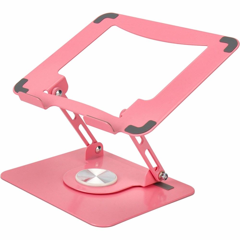 Uncaged Ergonomics Swivel Laptop Stand for Desk - Adjustable Laptop Riser Cooler with 360 Rotation - Up to 15.60in Screen Support - SLSROSEGOLD MPN:SLS-ROSE GOLD