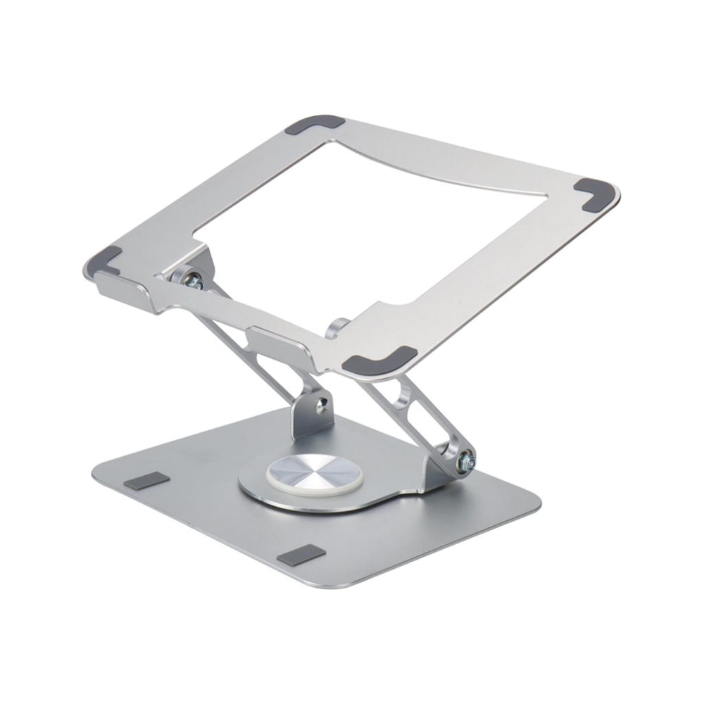Uncaged Ergonomics Swivel Laptop Stand for Desk - Adjustable Laptop Riser Cooler with 360 Rotation - Up to 15.60in Screen Support - SLSSILVER MPN:SLS-SILVER