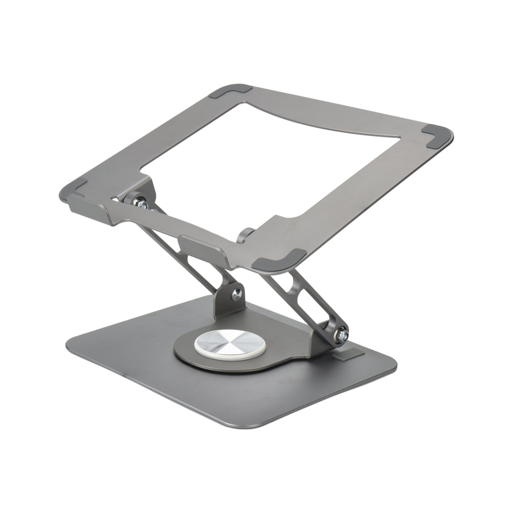 Uncaged Ergonomics Swivel Laptop Stand for Desk - Adjustable Laptop Riser Cooler with 360 Rotation - Up to 15.60in Screen Support - SLSSPACEGRAY MPN:SLS-SPACE GRAY