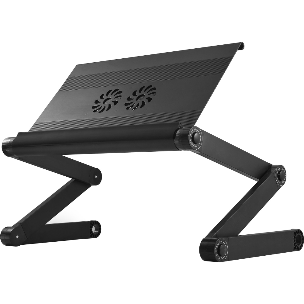 WorkEZ Executive Ergonomic Aluminum Lap Desk, Black MPN:WEEFHB