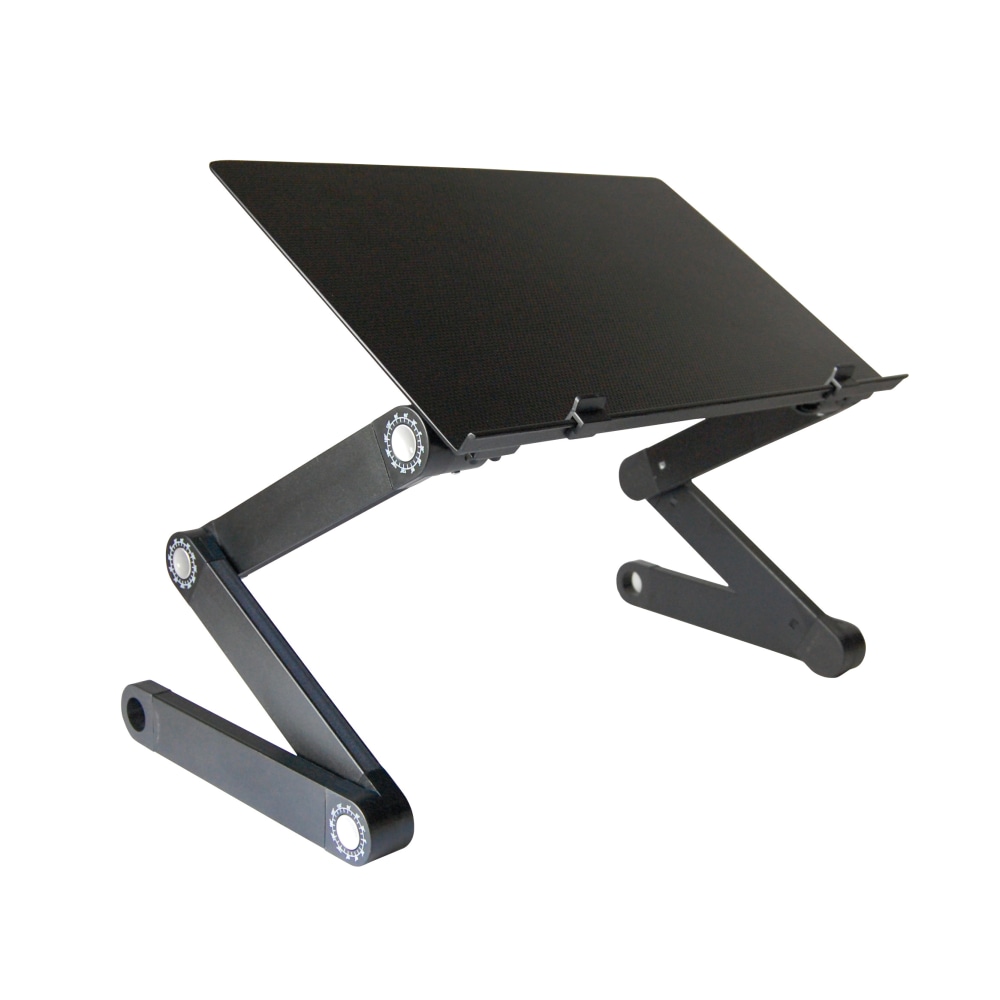 Uncaged Ergonomics WorkEZ Professional Adjustable Tilt Ergonomic Aluminum Laptop Stand Lap Desk MPN:WEPB