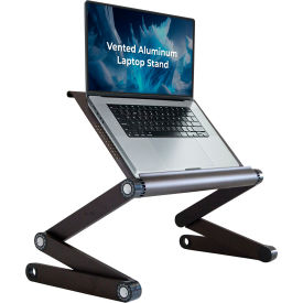 Uncaged Ergonomics WEEb WorkEZ Executive Aluminum Laptop & Tablet Cooling Stand Black WEEb