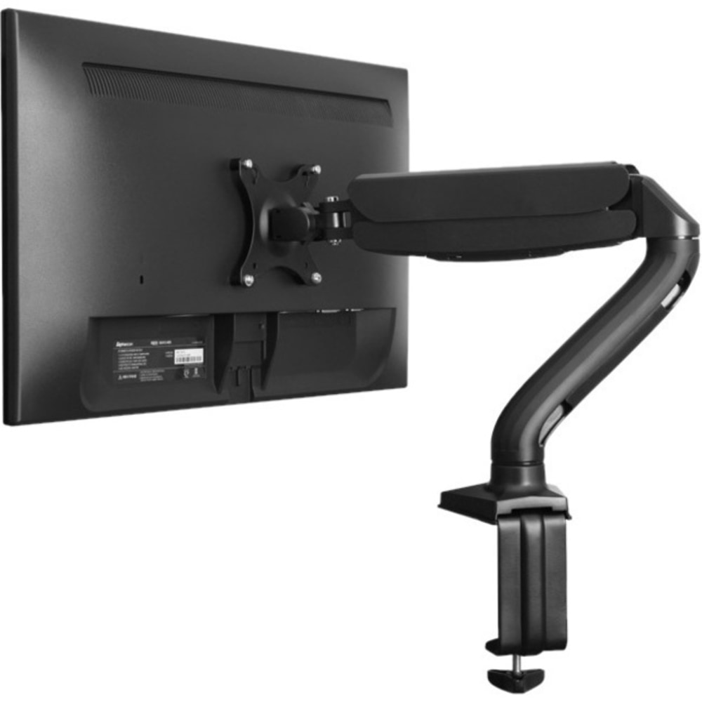 Uncaged Ergonomics Single Computer Monitor Arm With USB Ports___REALPIPE___ Universal VESA Mount Ergonomic Screen Holder Riser MPN:MM-B