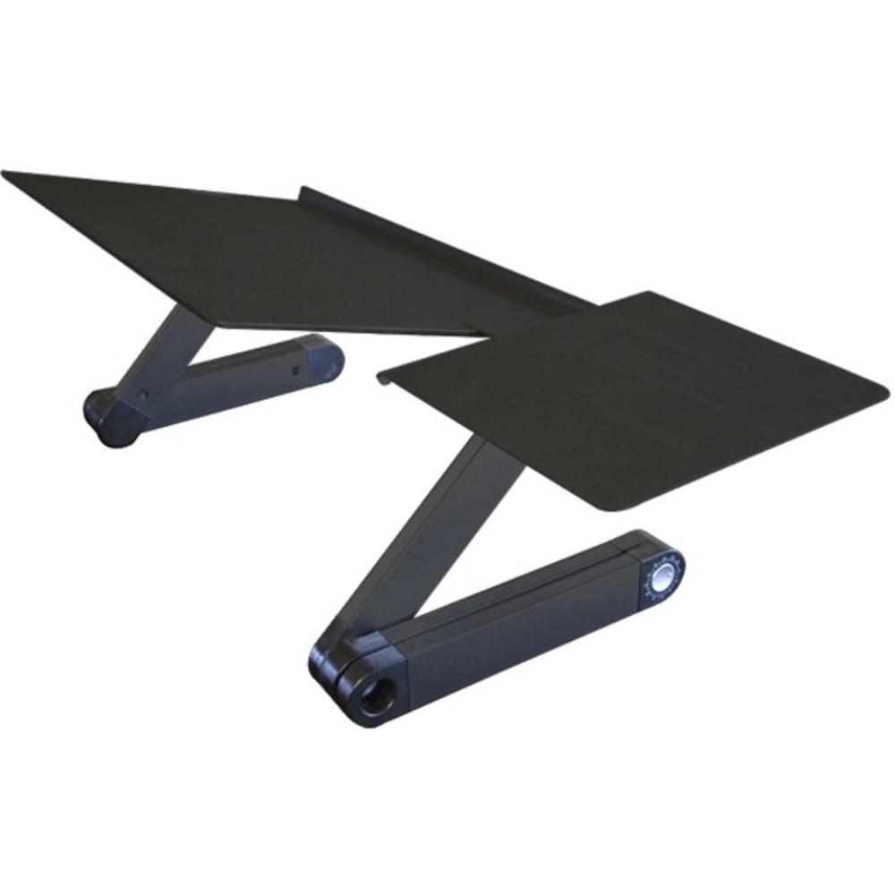 WorkEZ Adjustable Height Tilt On-Desk Stand Riser Tray, Black MPN:WEKTB