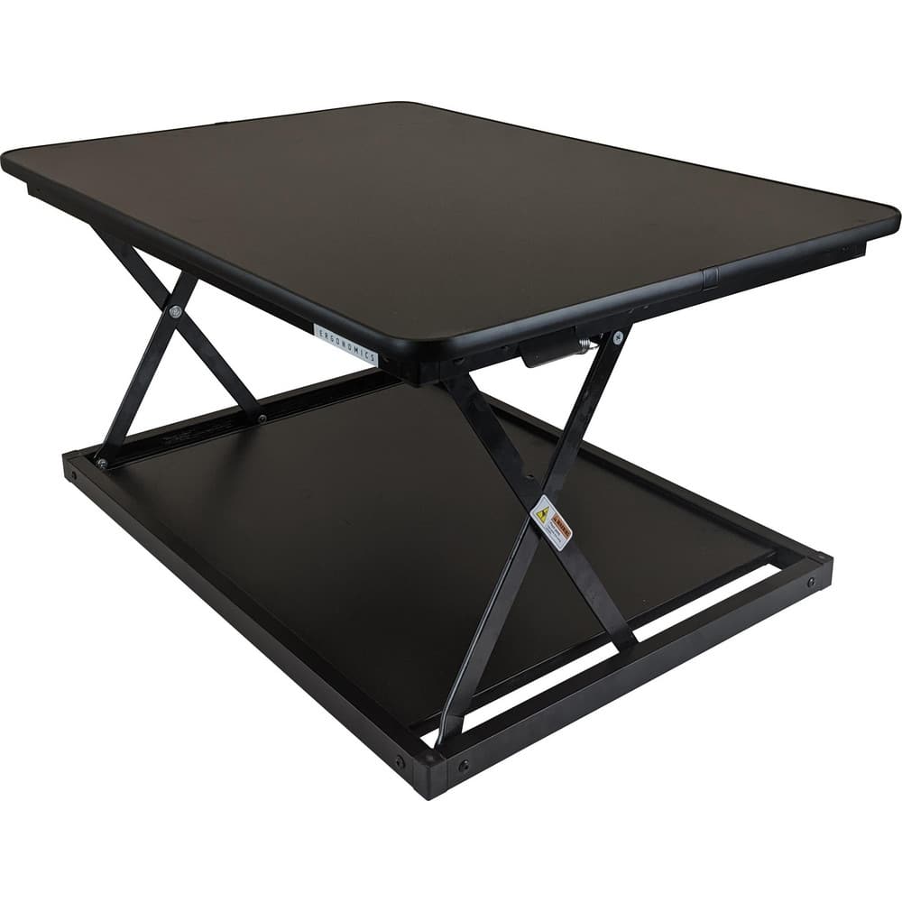 Sit-to-Stand Table Desk: Black MPN:CDMM-B