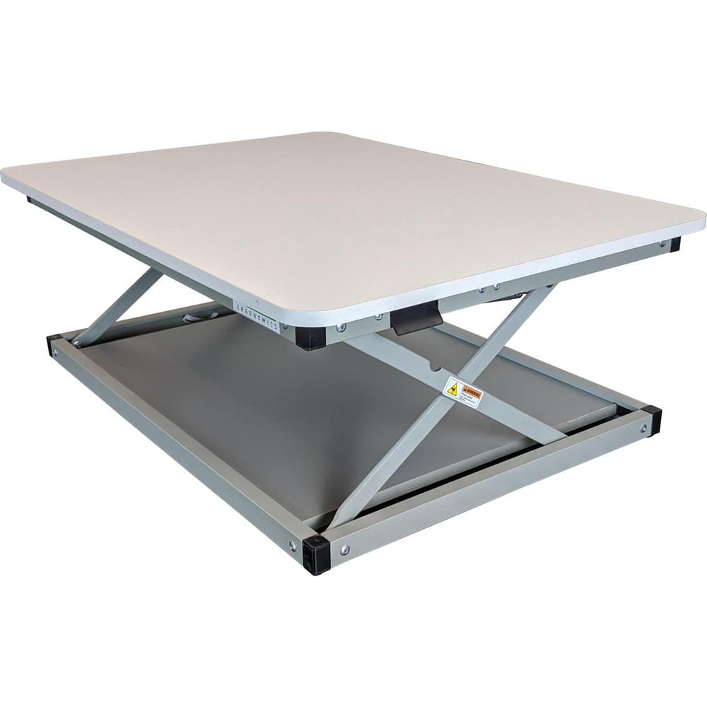 Sit-to-Stand Table Desk: White MPN:CDMM-W