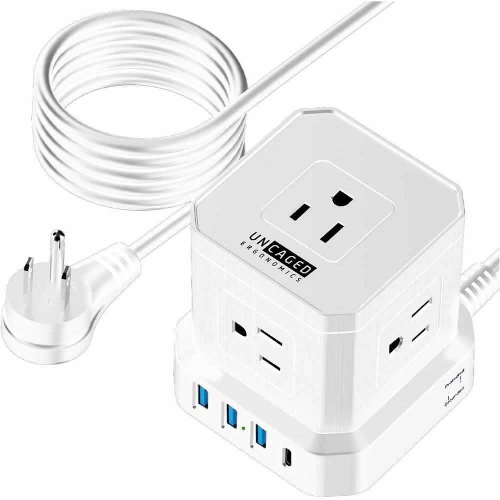 Cube Surge Protector Power Strip with usb ports 10ft extension cord - PC-W-C MPN:PC-W-C