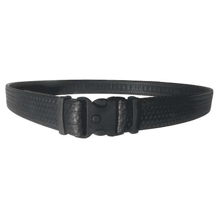 Duty Belt, Nylon, Black, S, Buckle, Hook-and-Loop MPN:70921