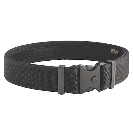 Duty Belt, Nylon, Black, M, Buckle, Hook-and-Loop MPN:87771
