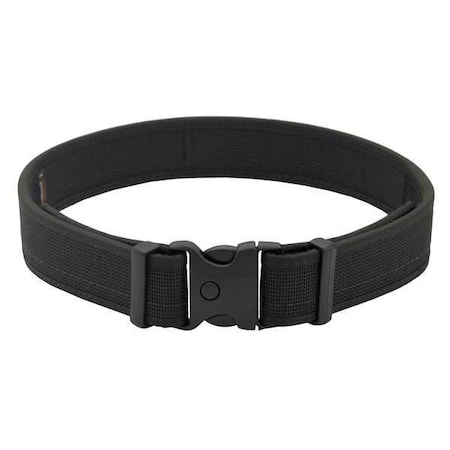 Duty Belt, Nylon, Black, XL, Buckle, Hook-and-Loop MPN:87791