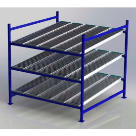UNEX FC99SW72723-S Flow Cell Heavy Duty Gravity Rack w/ wheelbed Starter3 Level 72