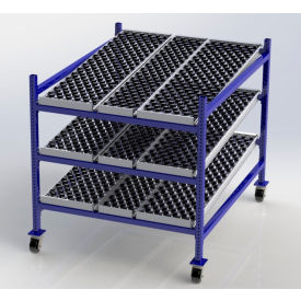 UNEX FCM99SW48603 Flow Cell Mobile Gravity Rack 48