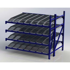 UNEX RR99K2R8X8-A Gravity Rack with Knuckled Span-Track Add-On 96