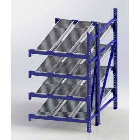 UNEX RR99S2R4X6-A Gravity Flow Roller Rack with Span Track Add-On 48