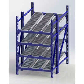 UNEX RR99S2R4X6-L Additional level for Gravity Flow Roller Rack with Span Track 48