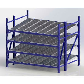 UNEX RR99S2R8X6-S Gravity Flow Roller Rack with Span Track Starter 96