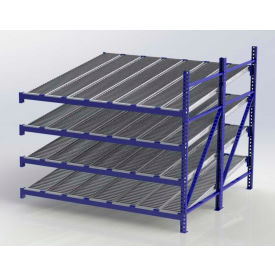 UNEX RR99S2R8X8-A Gravity Flow Roller Rack with Span Track Add-On 96