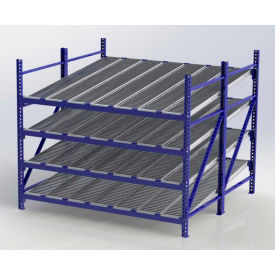 UNEX RR99S2R8X8-S Gravity Flow Roller Rack with Span Track Starter 96