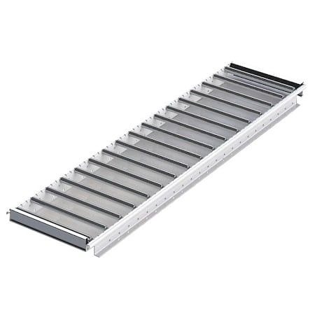 Flow Rack Conveyor, Roller Type, 4 ft L, 12 in W, 50 lb/ft Max Load Capacity MPN:99S5R123X52