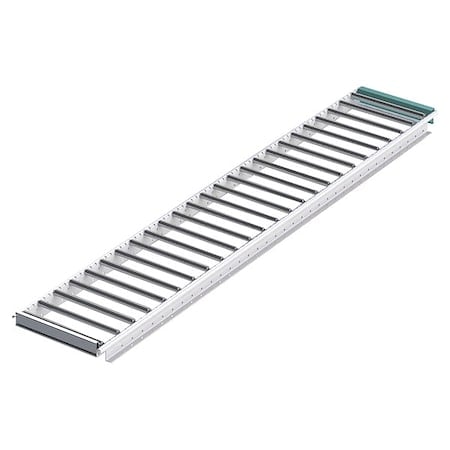 Flow Rack Conveyor, Roller Type, 6 ft L, 12 in W, 50 lb/ft Max Load Capacity MPN:99S5R123X76