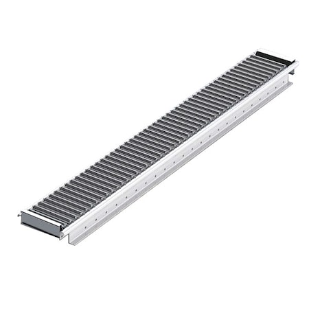 Flow Rack Conveyor, Roller Type, 4 ft L, 6 in W, 50 lb/ft Max Load Capacity MPN:99S5R61X52