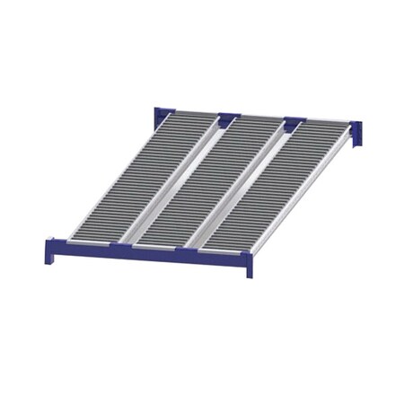 Gravity Flow Shelf, 96inx2 5/8inx48in, Blu MPN:RR99S2R4X8-L