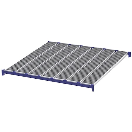 Gravity Flow Shelf, 96inx2 5/8inx96in, Blu MPN:RR99S2R8X8-L