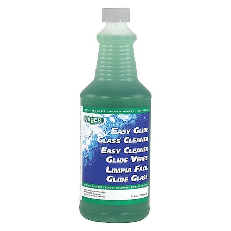 Liquid Glass Cleaner, 1 qt., Green, Unscented, Bottle MPN:FR110