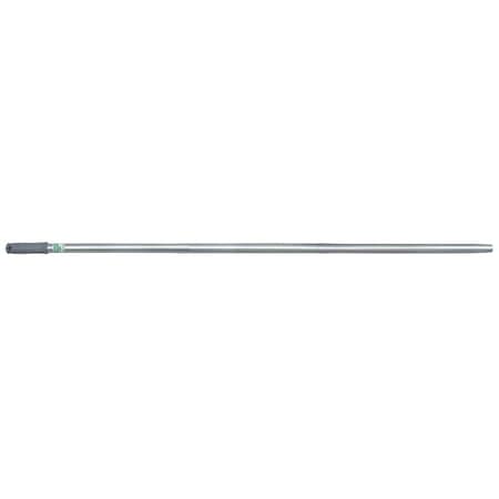 56 in Tapered Floor Squeegee Handle Extension Pole, 1 in Dia, Green/Silver, Aluminum MPN:AL14G
