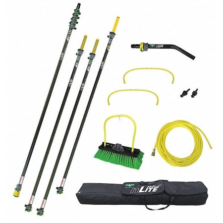 Water Fed Pole Kit, Nylon bristles, 55' L MPN:NLKU3