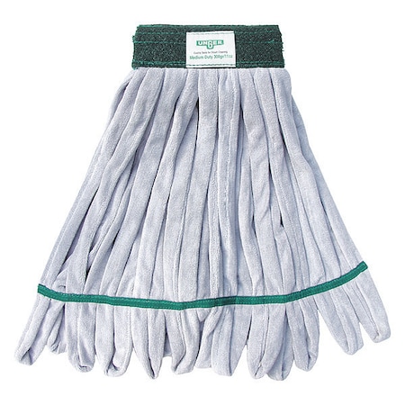 6 in Tube Wet Mop, 16 oz Dry Wt, Quick Change Connection, Cut-End, Green, Microfiber, ST300 MPN:ST300