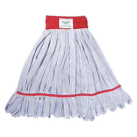 6 in Tube Wet Mop, 16 oz Dry Wt, Quick Change Connection, Cut-End, Red, Microfiber, ST45R MPN:ST45R