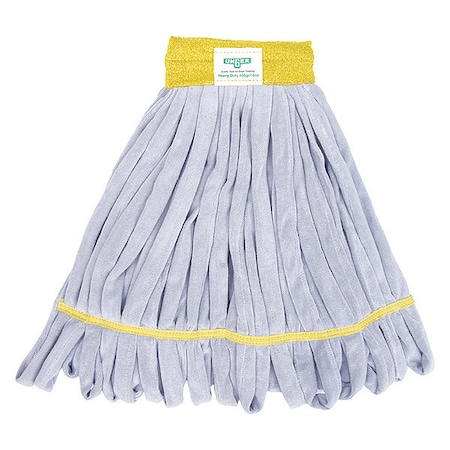 6 in Tube Wet Mop, 16 oz Dry Wt, Quick Change Connection, Cut-End, Yellow, Microfiber MPN:ST45Y