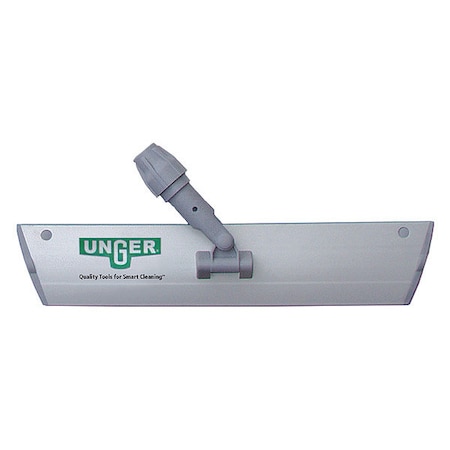Flat Mop Holder, 18 in W, Aluminum/Plastic MPN:SV40G