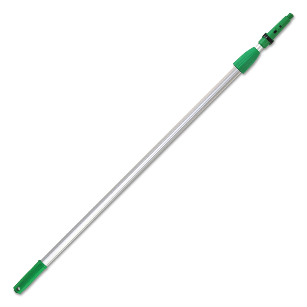 Unger Opti-Loc Extension Pole, 4 ft, Two Sections, Green/Silver MPN:EZ120