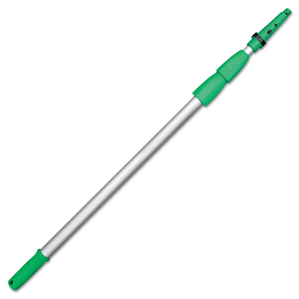 Unger Opti-Loc Extension Pole, 20 ft, Three Sections, Green/Silver MPN:ED600