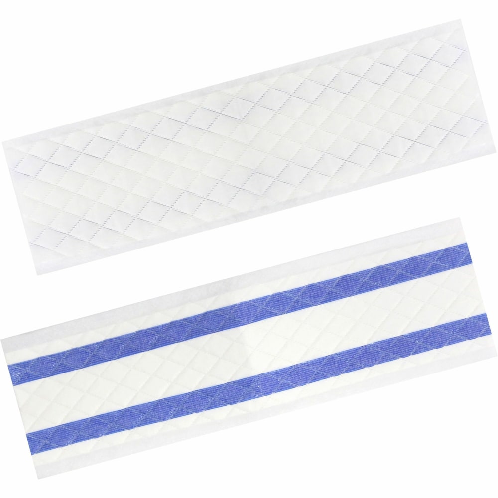 Unger Disposable Mop Pads - Rectangle18.50in Length - Floor, Mopping - Disposable - MicroFiber - Green, Black - 50 / Carton MPN:DMWS2